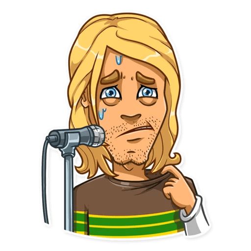 Sticker “Kurt Cobain-10”