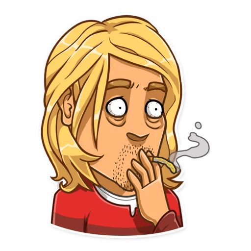 Sticker “Kurt Cobain-7”