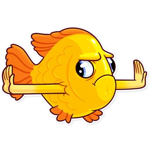 Sticker “Gold Fish-10”