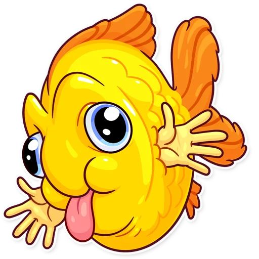 Sticker “Gold Fish-11”