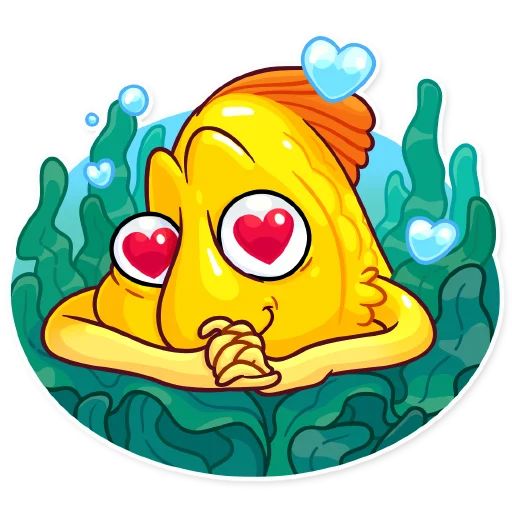 Sticker “Gold Fish-12”