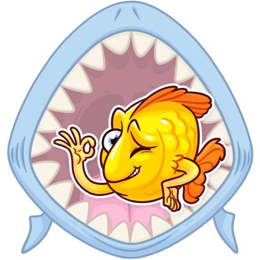 Sticker “Gold Fish-7”