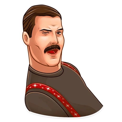 Sticker “Freddie Mercury-11”