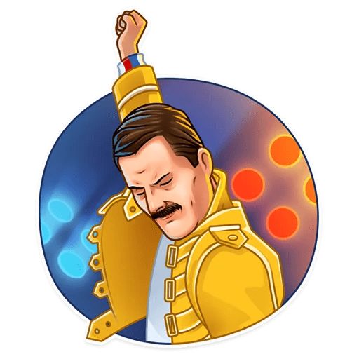 Sticker “Freddie Mercury-4”