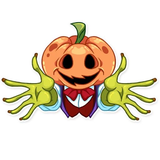 Sticker “Jack Pumpkin Head-10”