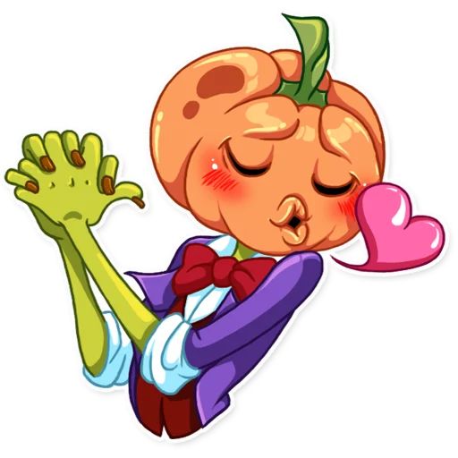 Sticker “Jack Pumpkin Head-2”