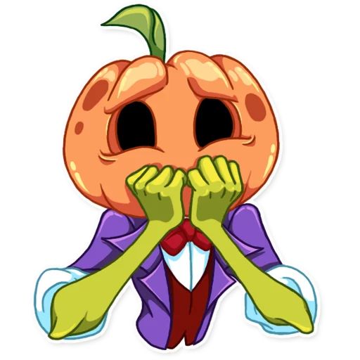 Sticker “Jack Pumpkin Head-4”
