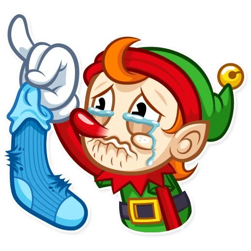 Sticker “Christmas Elf-10”