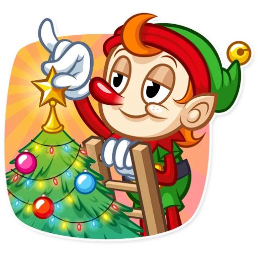 Sticker “Christmas Elf-12”