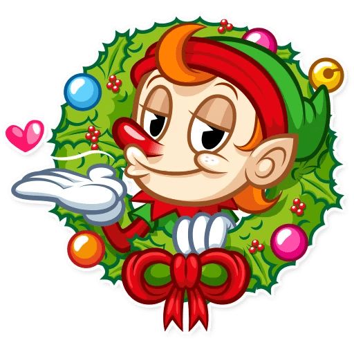 Sticker “Christmas Elf-2”