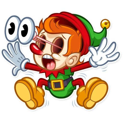 Sticker “Christmas Elf-4”