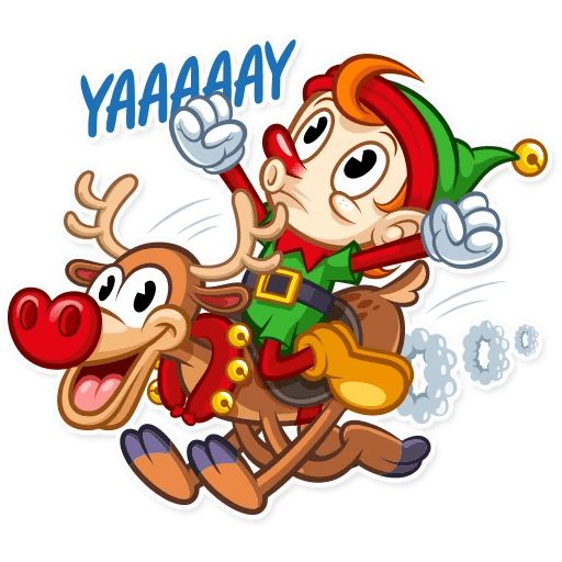 Sticker “Christmas Elf-6”