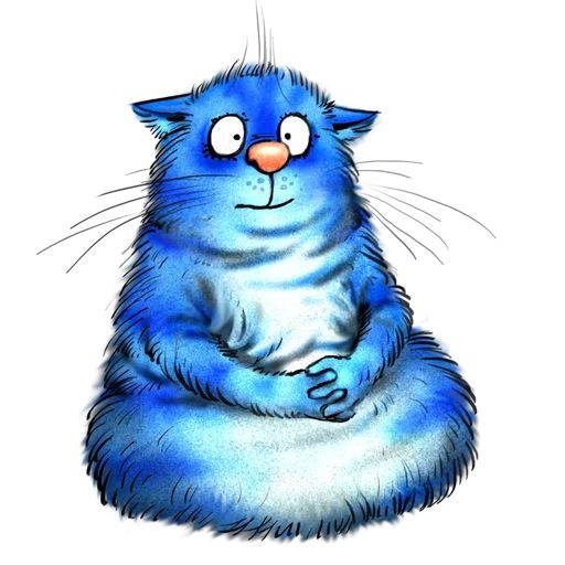 Sticker “Blue Cats-12”