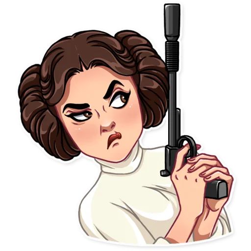Sticker “Princess Leia-11”