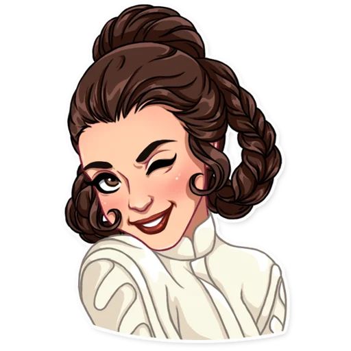 Sticker “Princess Leia-6”