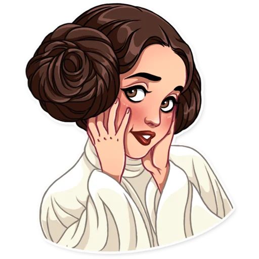 Sticker “Princess Leia-7”