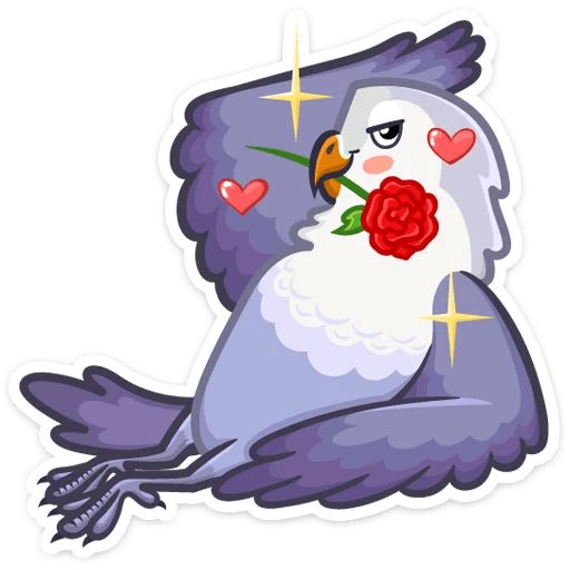 Sticker “Lovebirds-12”