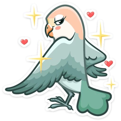 Sticker “Lovebirds-5”