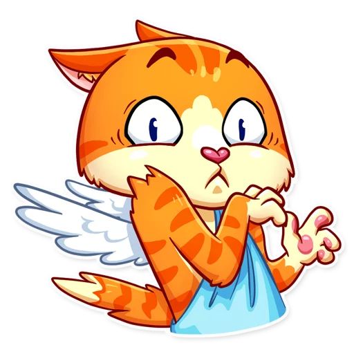 Sticker “Cupid Cat-4”