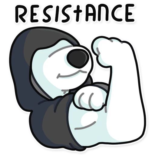 Sticker “RESISTANCE DOG-1”