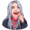 “Billie Eilish” stickerpack