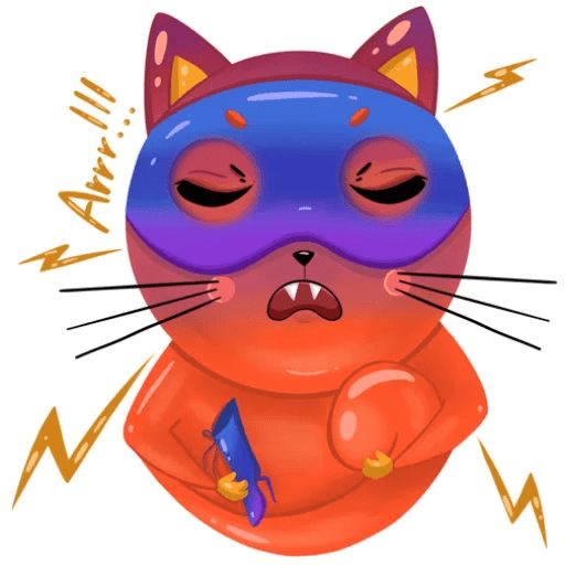 Sticker “Exotic cat-1”
