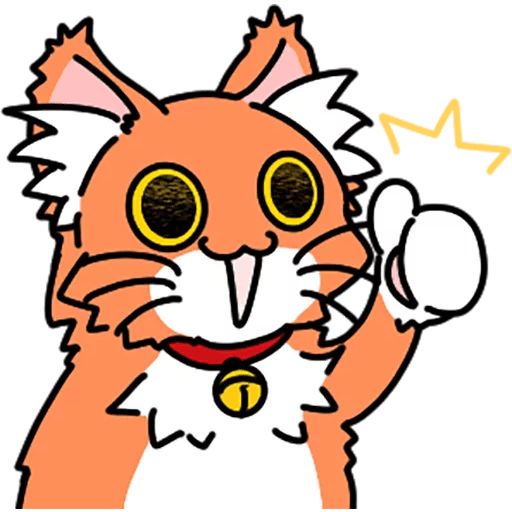 Sticker “Orange cat-1”