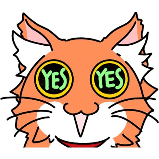 Sticker “Orange cat-4”