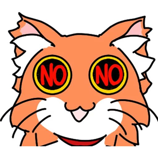 Sticker “Orange cat-5”