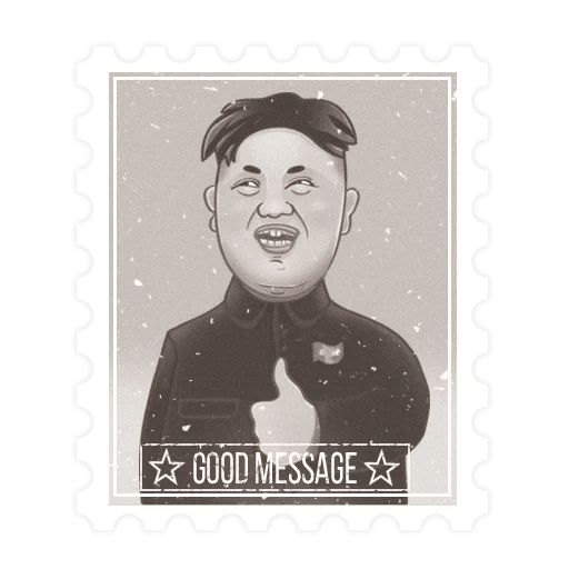 Sticker “Kim Jong-un-2”