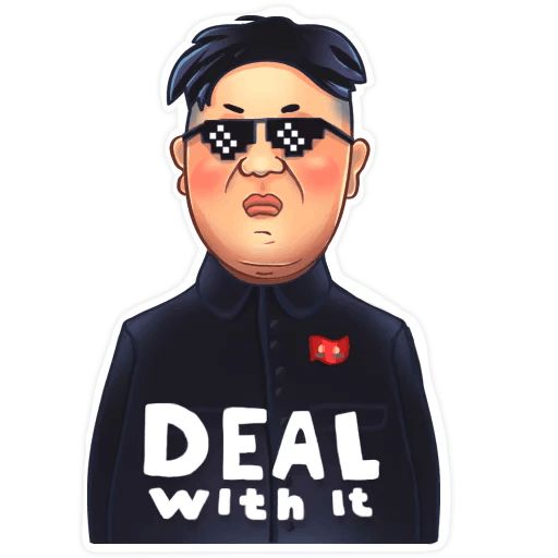 Sticker “Kim Jong-un-6”