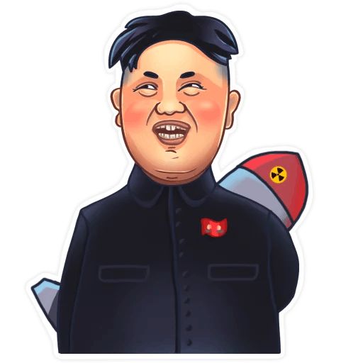 Sticker “Kim Jong-un-7”