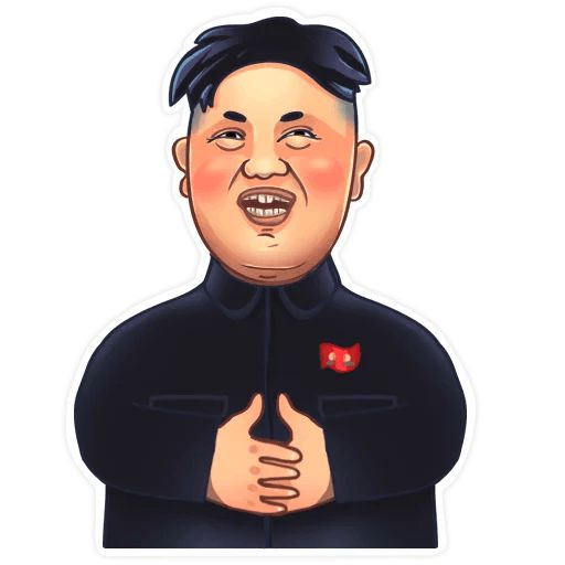 Sticker “Kim Jong-un-8”
