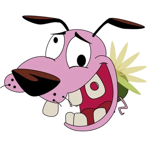 Sticker “Courage The Cowardly Dog-10”