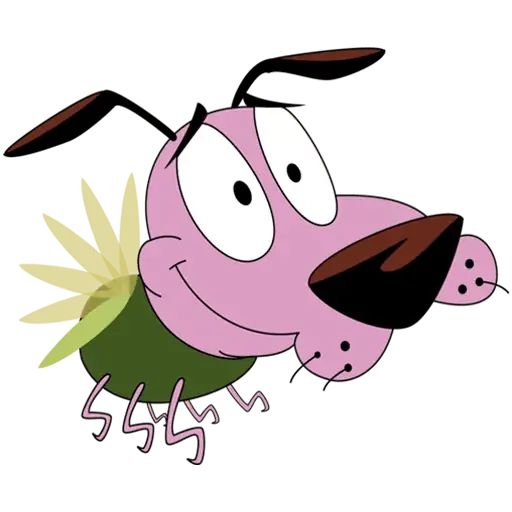 Sticker “Courage The Cowardly Dog-12”