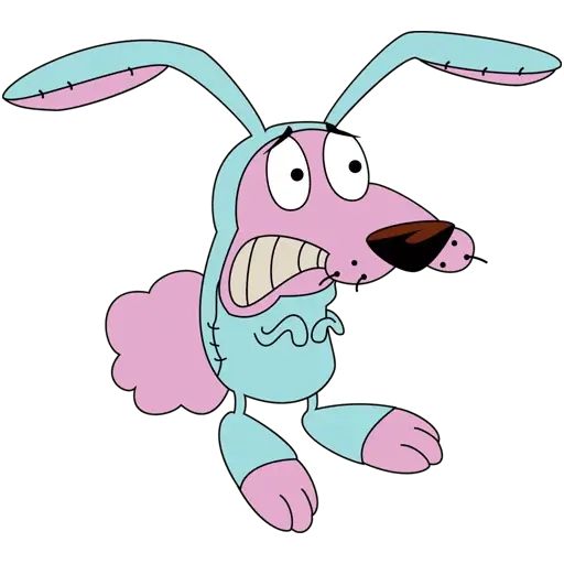 Sticker “Courage The Cowardly Dog-8”