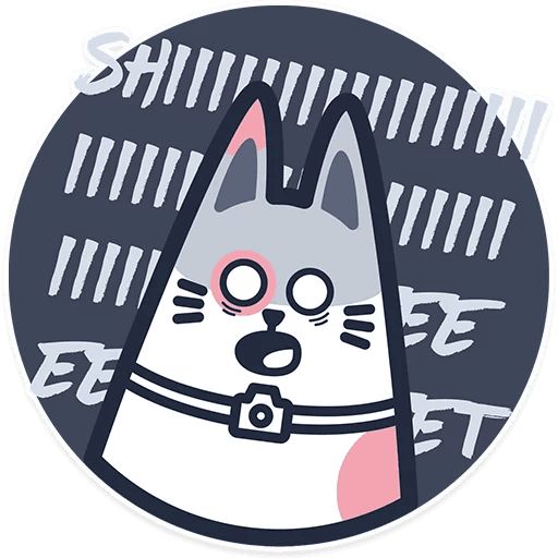 Sticker “Shutter the Cat-10”