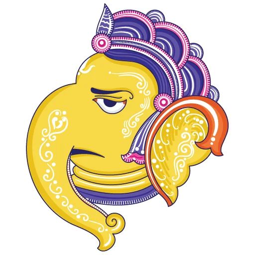 Sticker “Ganesha-12”