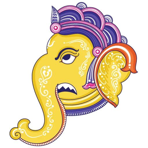 Sticker “Ganesha-3”