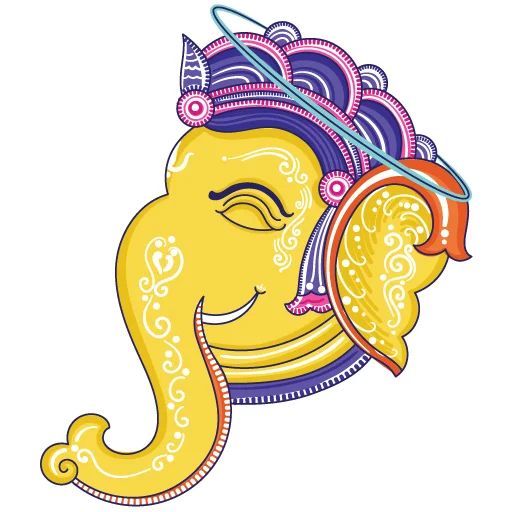 Sticker “Ganesha-5”