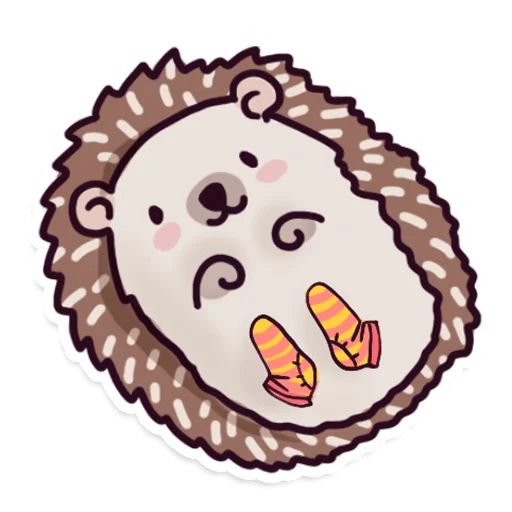 Sticker “Hedgehog-1”