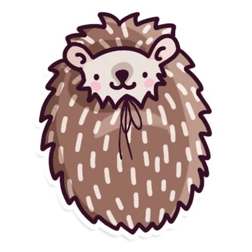Sticker “Hedgehog-11”