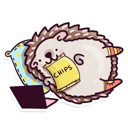Sticker “Hedgehog-3”