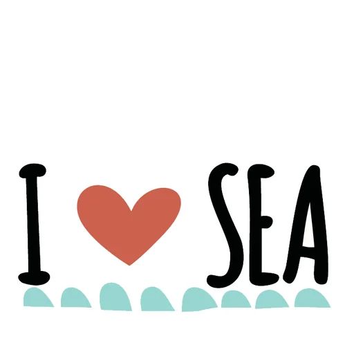 Sticker “❤ I love SEA-1”