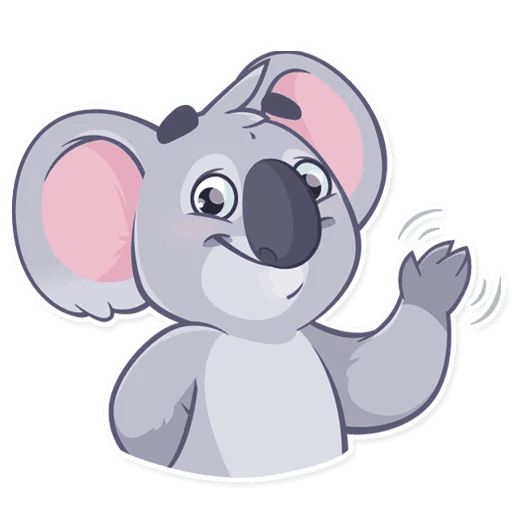 Sticker “Koala Chuck-10”
