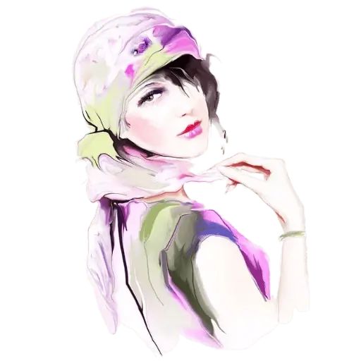 Sticker “Women art-3”