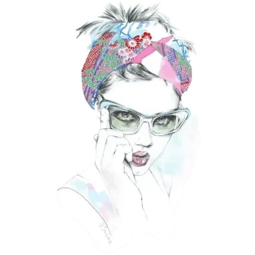 Sticker “Women art-6”