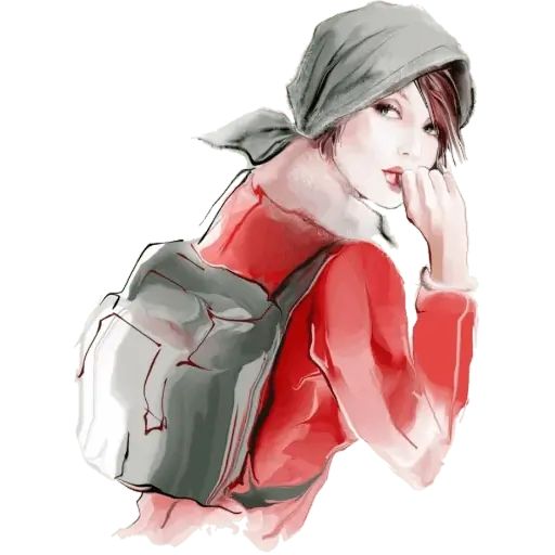 Sticker “Women art-7”