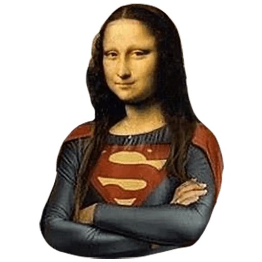 Sticker “Mona Lisa-1”