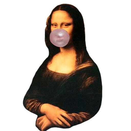 Sticker “Mona Lisa-3”